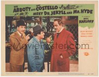8k0741 ABBOTT & COSTELLO MEET DR. JEKYLL & MR. HYDE LC #3 1953 Bud & Lou meet scary Boris Karloff!