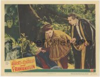 8k0743 ABBOTT & COSTELLO MEET FRANKENSTEIN LC #4 1948 Aubert between Bela Lugosi & Strange, rare!