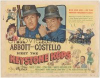 8k0560 ABBOTT & COSTELLO MEET THE KEYSTONE KOPS TC 1955 Bud & Lou in the movies' maddest days!