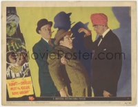 8k0745 ABBOTT & COSTELLO MEET THE KILLER BORIS KARLOFF LC #7 1949 Boris tries to hypnotize Bud & Lou!