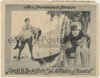8k0751 AFFAIRS OF ANATOL LC 1921 Gloria Swanson took Wallace Reid to the country to avoid women!