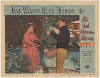 8k0757 ALL THAT HEAVEN ALLOWS LC #2 1955 close up of Rock Hudson & Jane Wyman buying Christmas Tree!
