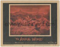 8k0766 ANIMAL WORLD LC #5 1956 directed by Irwin Allen, dinosaurs animated by Harryhausen/O'Brien!