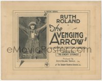 8k0569 AVENGING ARROW chapter 2 TC 1921 Ruth Roland will die at 21, Pathe serial, The Enemy Strikes!