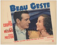 8k0787 BEAU GESTE LC 1939 best close up of Gary Cooper in tuxedo & pretty young Susan Hayward, rare!