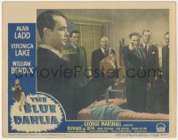 8k0803 BLUE DAHLIA LC #4 1946 William Bendix shoots cigarette from cool Alan Ladd's hand!