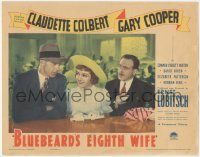8k0806 BLUEBEARD'S EIGHTH WIFE LC 1938 Claudette Colbert & millionaire Gary Cooper w/ Rolfe Sedan!
