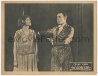8k0808 BOLTED DOOR LC 1923 close up of Frank Mayo ordering Phyllis Haver to leave, ultra rare!