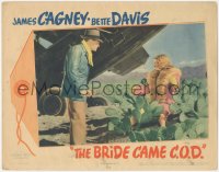 8k0817 BRIDE CAME C.O.D. LC 1941 James Cagney & Bette Davis stranded in the desert by cactus!