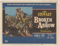 8k0579 BROKEN ARROW TC 1950 James Stewart, when Tomahawk and Carbine split the West asunder!