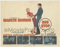 8k0580 BUS STOP TC 1956 sexy smiling Marilyn Monroe held by cowboy Don Murray + 4 inset scenes!
