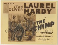 8k0584 CHIMP TC 1932 great art of Stan Laurel & Oliver Hardy with Gemora wearing tutu, ultra rare!