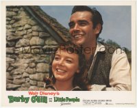 8k0855 DARBY O'GILL & THE LITTLE PEOPLE LC 1959 best portrait of young Sean Connery & Janet Munro!