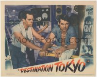 8k0865 DESTINATION TOKYO LC 1943 submariner Warner Anderson stares at distraught Cary Grant!