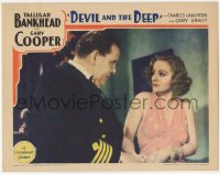 8k0866 DEVIL & THE DEEP LC 1932 Tallulah Bankhead with distraught jealous husband Charles Laughton!