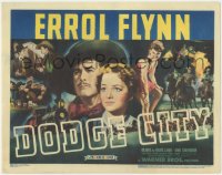 8k0594 DODGE CITY TC 1939 Errol Flynn, Olivia De Havilland, Michael Curtiz classic, ultra rare!