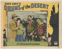 8k0877 DRUMS OF THE DESERT LC 1927 Marietta Millner, Ford Sterling, Zane Grey western!