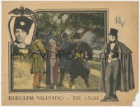 8k0883 EAGLE LC 1925 masked avenger Ruldolph Valentino saves pretty Vilma Banky from masked thugs!