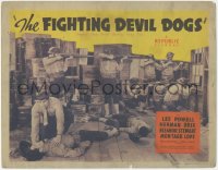 8k0599 FIGHTING DEVIL DOGS TC 1944 Lee Powell, adapted from 1938 serial bearing the same title!