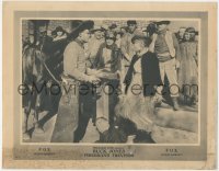 8k0898 FIREBRAND TREVISON LC 1920 Buck Jones in confrontation with angry Winifred Westover, rare!