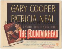 8k0602 FOUNTAINHEAD TC 1949 Gary Cooper takes Patricia Neal in Ayn Rand's Objectivist classic!