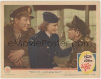 8k0947 GUY NAMED JOE LC #7 1944 Ward Bond watches Irene Dunne tell Spencer Tracy they're going home!