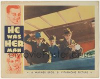 8k0514 HE WAS HER MAN LC 1934 James Cagney & two guys looking in secret passage, ultra rare!