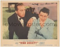 8k0962 HIGH SOCIETY LC #5 1956 Bing Crosby tells Frank Sinatra why he had to punch him!