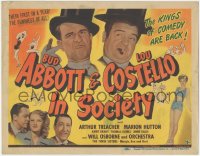 8k0622 IN SOCIETY TC 1944 Bud Abbott & Lou Costello are back again after a year's absence!