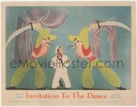 8k0999 INVITATION TO THE DANCE LC #6 1956 great image of Gene Kelly with cartoon guys with scimitars!
