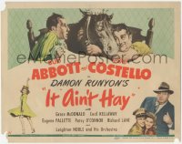 8k0627 IT AIN'T HAY TC 1943 by Janet Ann Gallow, great image of Bud Abbott & Lou Costello!