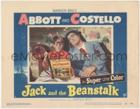 8k1006 JACK & THE BEANSTALK LC #2 1952 Lou Costello falls asleep as boy reads a bedtime story!