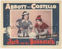 8k1005 JACK & THE BEANSTALK LC R1960 Bud Abbott & Lou Costello with golden goose eggs, ultra rare!