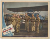 8k1016 KEEP 'EM FLYING LC 1941 Bud Abbott & Lou Costello in the United States Air Force by plane!