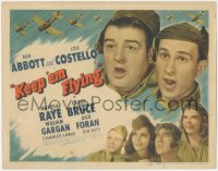 8k0634 KEEP 'EM FLYING TC 1941 Bud Abbott & Lou Costello in the United States Air Force, Martha Raye