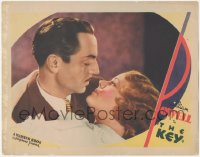 8k1019 KEY LC 1934 wonderful romantic c/u of William Powell & pretty Edna Best, Michael Curtiz!
