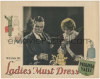 8k1032 LADIES MUST DRESS LC 1927 close up of pretty Nancy Carroll having drinks with Earle Fox!