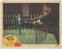 8k1033 LADY BE GOOD LC 1941 great image of Queen o' Taps Eleanor Powell performing with many men!