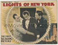 8k1050 LIGHTS OF NEW YORK LC 1928 1st all talking picture, Pallette, Landis & unconscious Oakman!