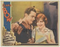 8k1058 LOVE AMONG THE MILLIONAIRES LC 1930 great close up of happy Clara Bow & Stanley Smith, rare!