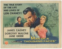 8k0645 MAN OF A THOUSAND FACES TC 1957 art of James Cagney as Lon Chaney Sr. by Reynold Brown!