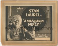 8k0647 MANDARIN MIXUP TC 1924 solo Stan Laurel in yellowface as Sum Sap, ultra rare!