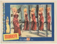 8k1077 MARILYN LC #8 1963 sexy full-length Monroe posing by mirrors from How to Marry a Millionaire!