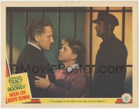 8k1080 MEN OF BOYS TOWN LC 1941 Spencer Tracy as Father Flanagan is proud of Mickey Rooney!