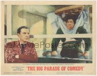 8k0795 BIG PARADE OF COMEDY LC #5 1964 Bud Abbott watches Lou Costello caught in washing machine!