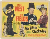 8k0654 MY LITTLE CHICKADEE TC R1948 great images of W.C. Fields & Mae West + cartoon art, rare!