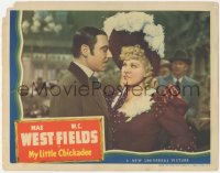 8k1093 MY LITTLE CHICKADEE LC 1940 great close up of sexy Mae West flirting with Joseph Calleia!