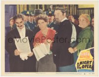 8k1100 NIGHT AT THE OPERA LC #6 R1948 all three Marx Bros., Harpo, Groucho & Chico signing contract!