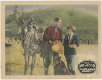 8k1107 OKLAHOMA COWBOY LC 1929 Art Acord, pretty Ione Reed, German shepherd dog & Star the horse!