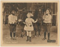 8k1113 OUR GANG LC 1922 Sunshine Sammy, Jackie Condon & Anna Mae Bilson with equines, very rare!